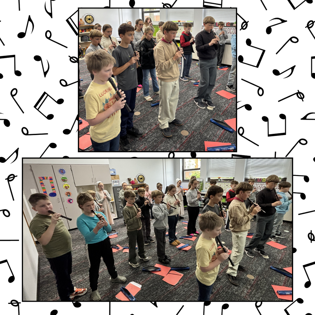4C playing recorders