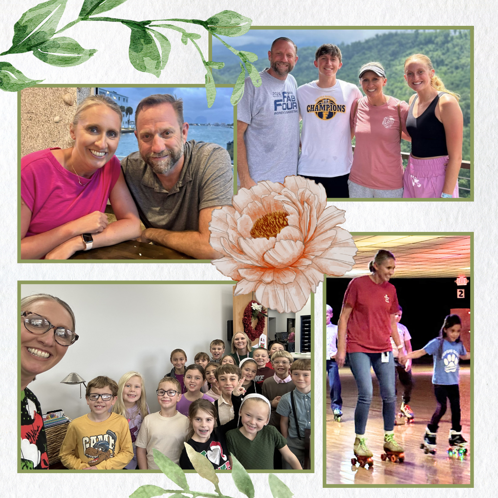 amy and family and students