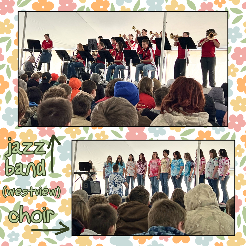 students at Mayfest