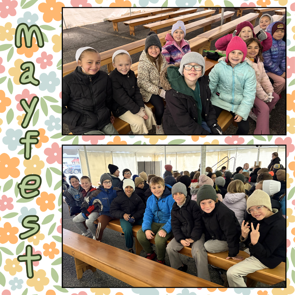 students at Mayfest