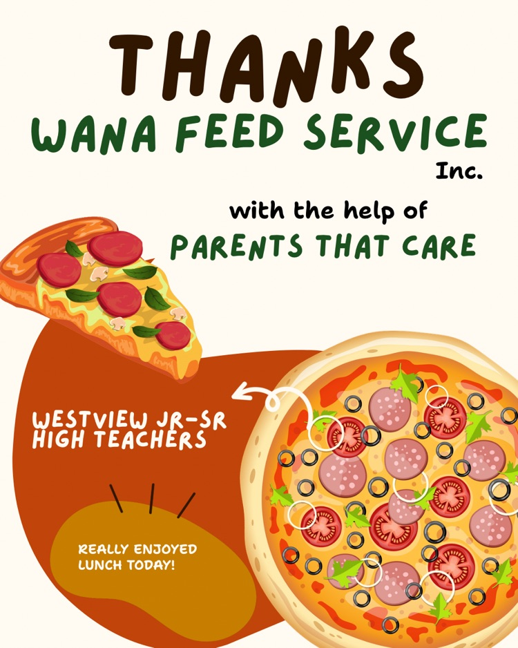 Pizza from Wana Feed Service