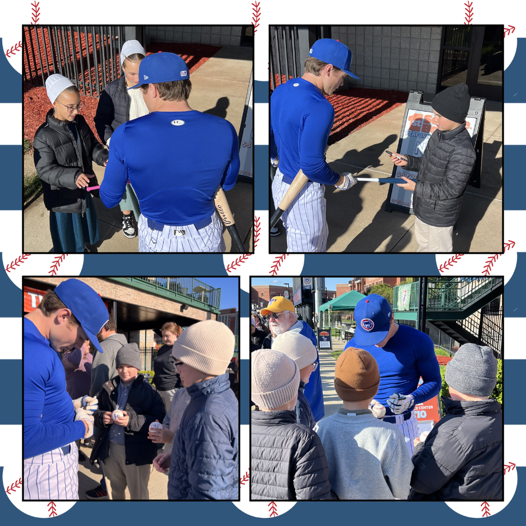 students at a south bend cubs game
