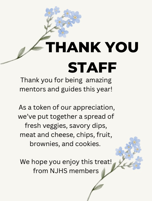 thank you staff
