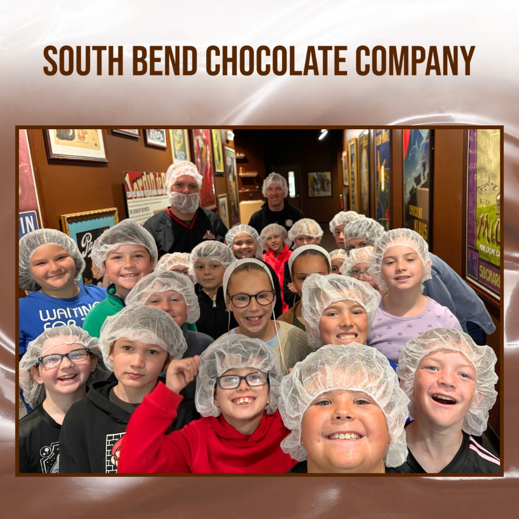 kids at south bend chocolate company
