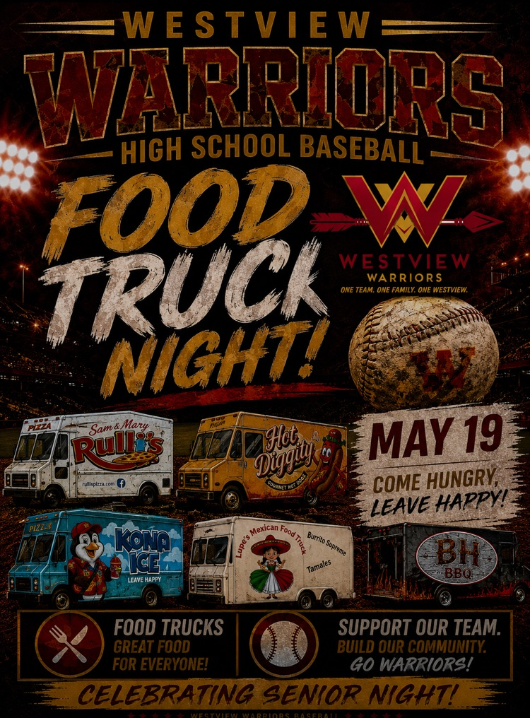baseball food truck night May 19, 2026