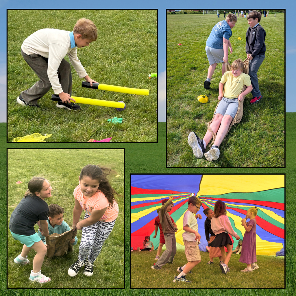 kids participating in field day activities