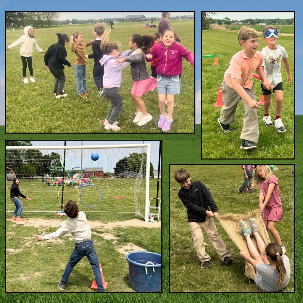 kids participating in field day activities