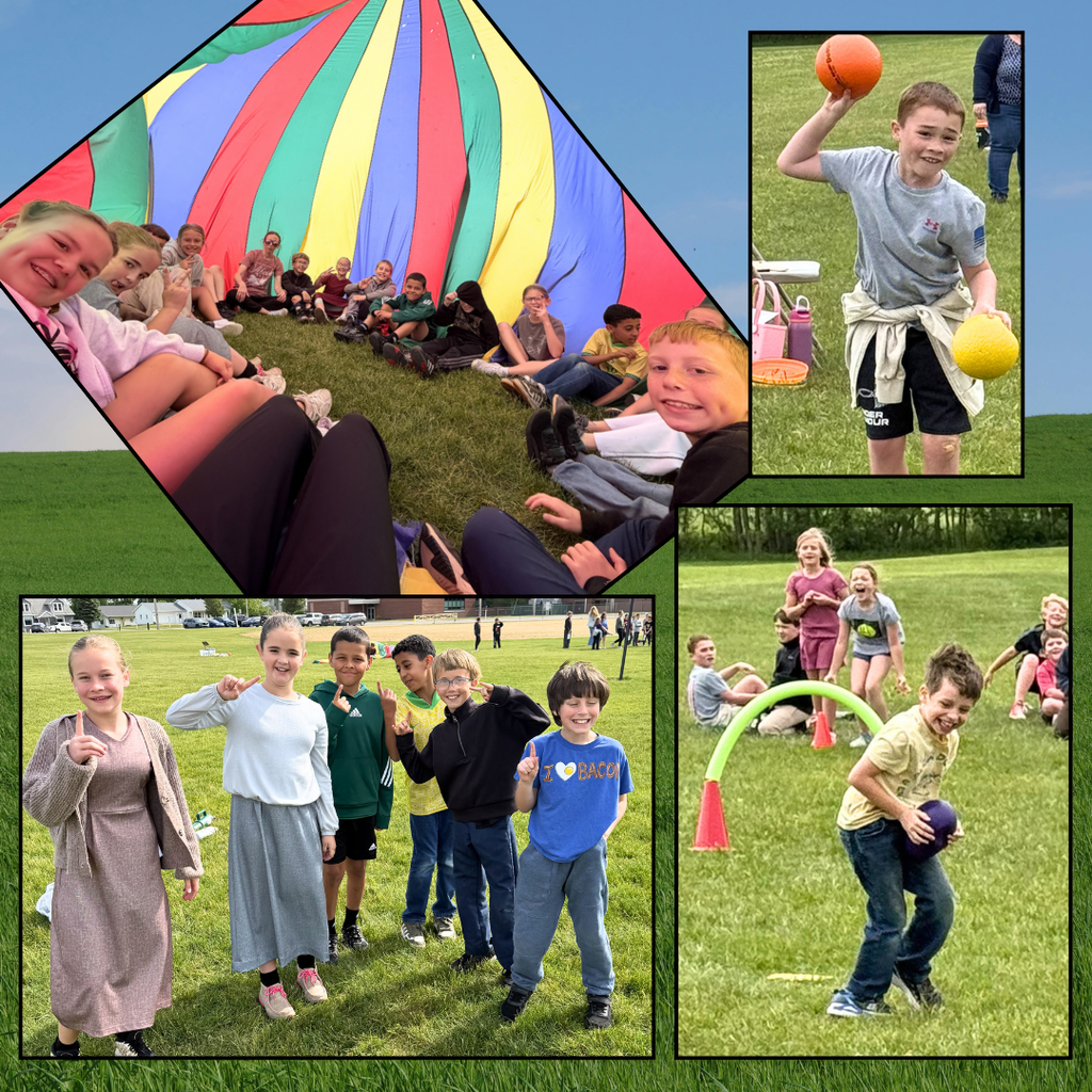 kids participating in field day activities