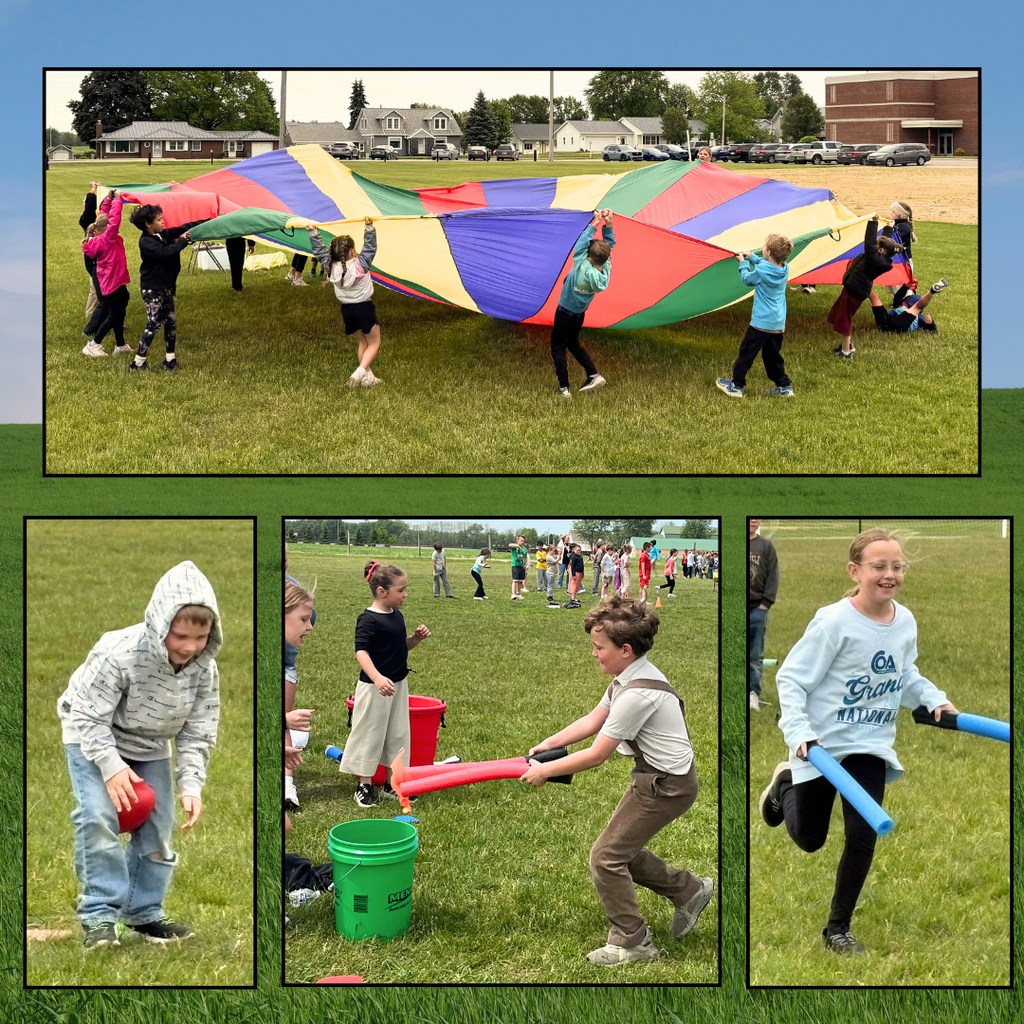 kids participating in field day activities