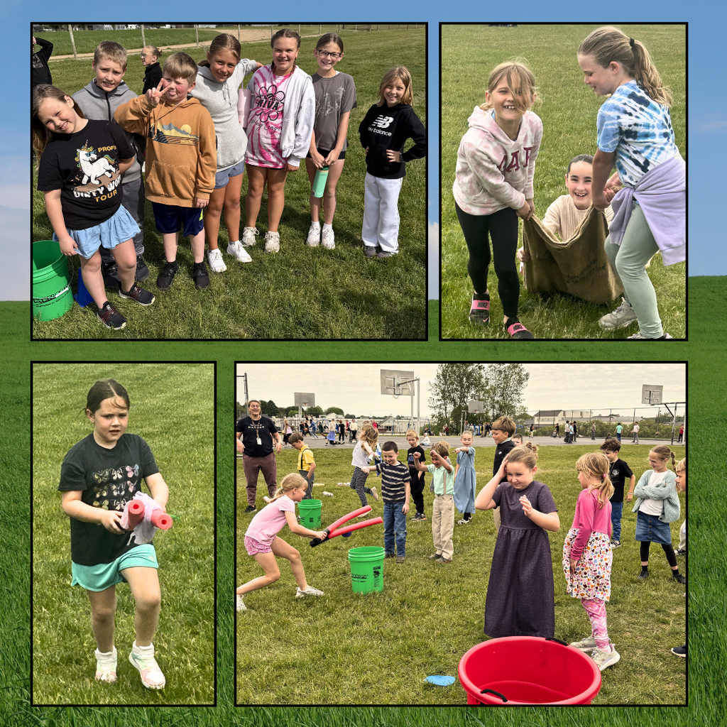 kids participating in field day activities