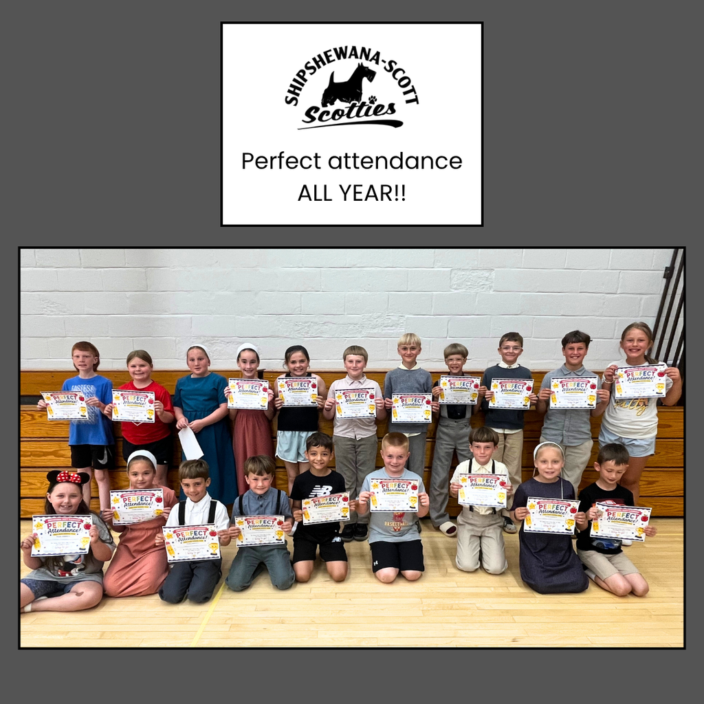 perfect attendance all year 