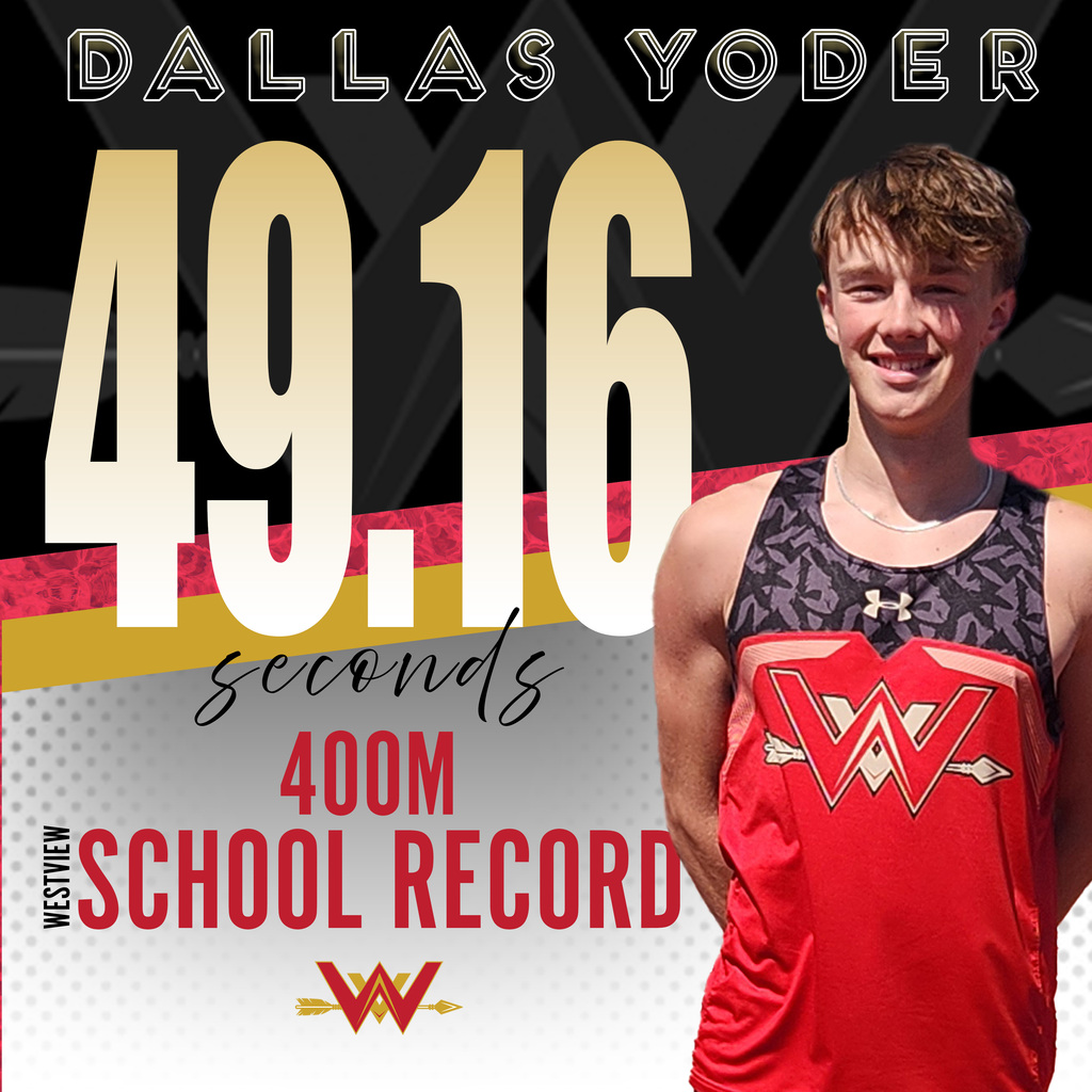 400 meter School Record Dallas Yoder 49.16