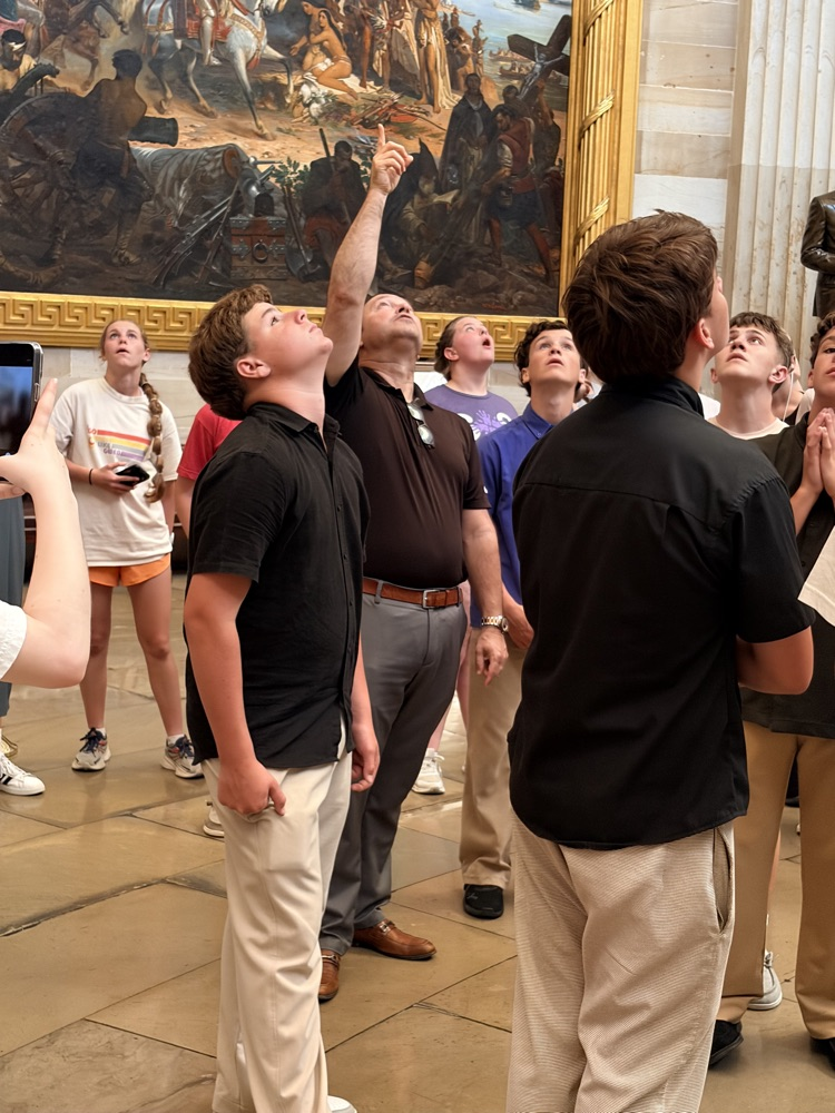 8th grade students DC trip 2026