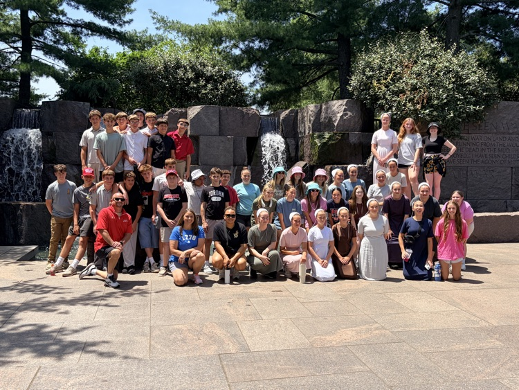 8th grade students DC trip 2026