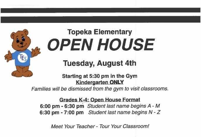 Open House Announcement