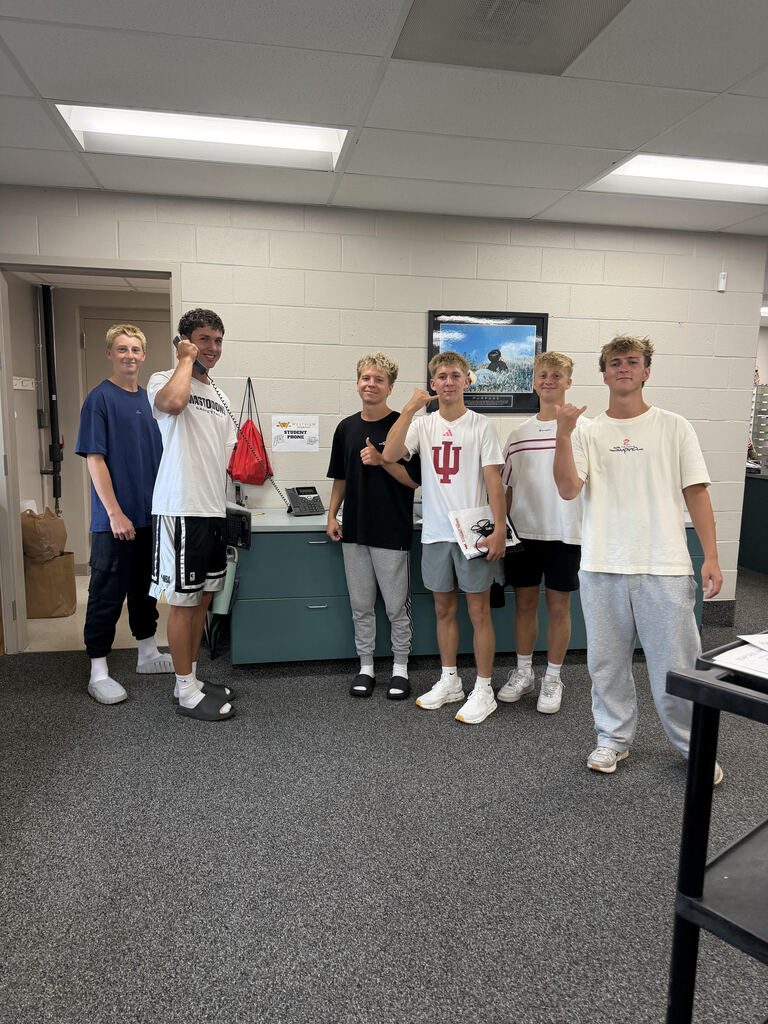 Students using student phone