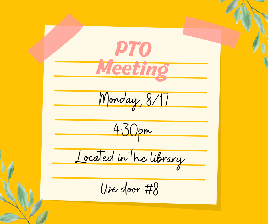 PTO meeting reminder