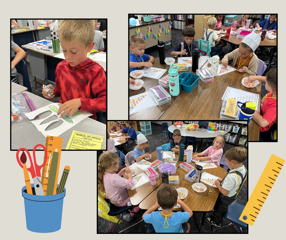 students in class