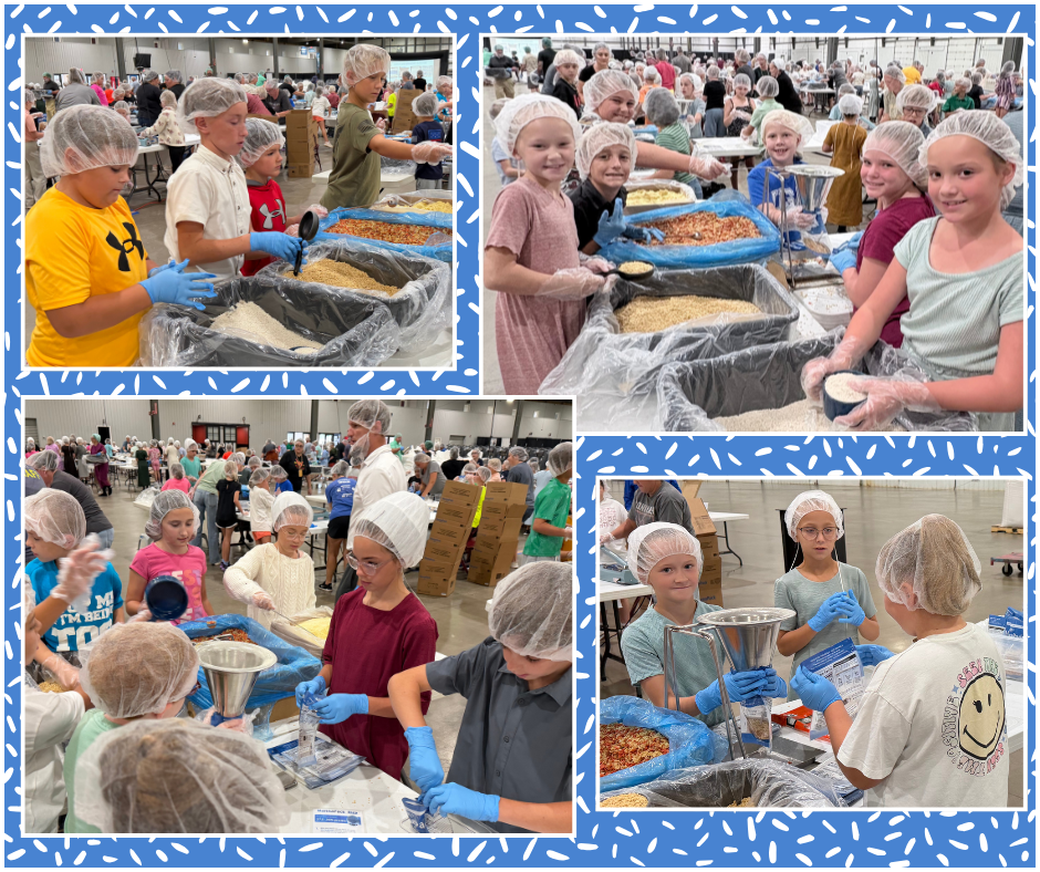 students packing for FMSC