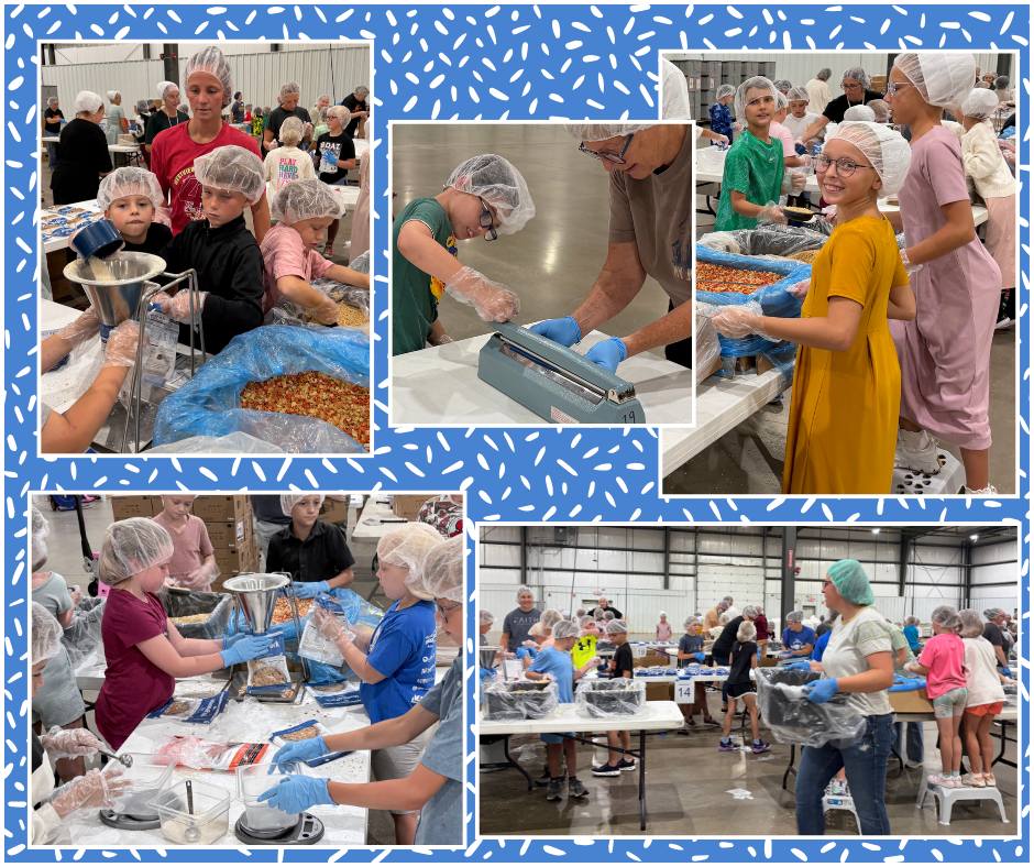students packing for FMSC