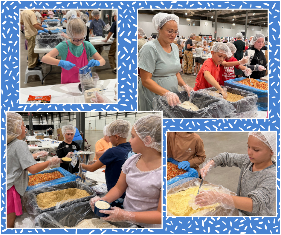 students packing for FMSC