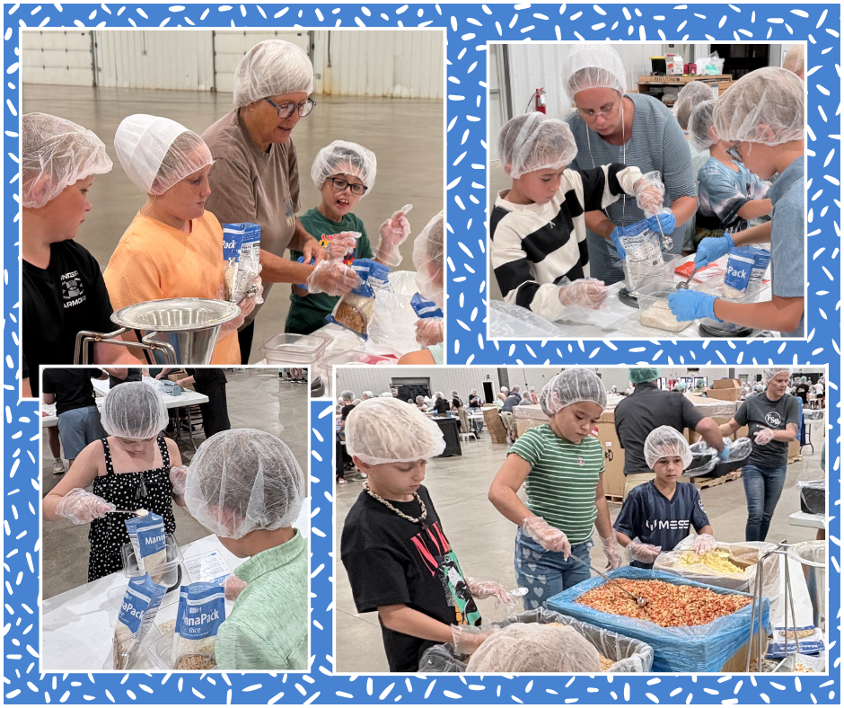 students packing for FMSC