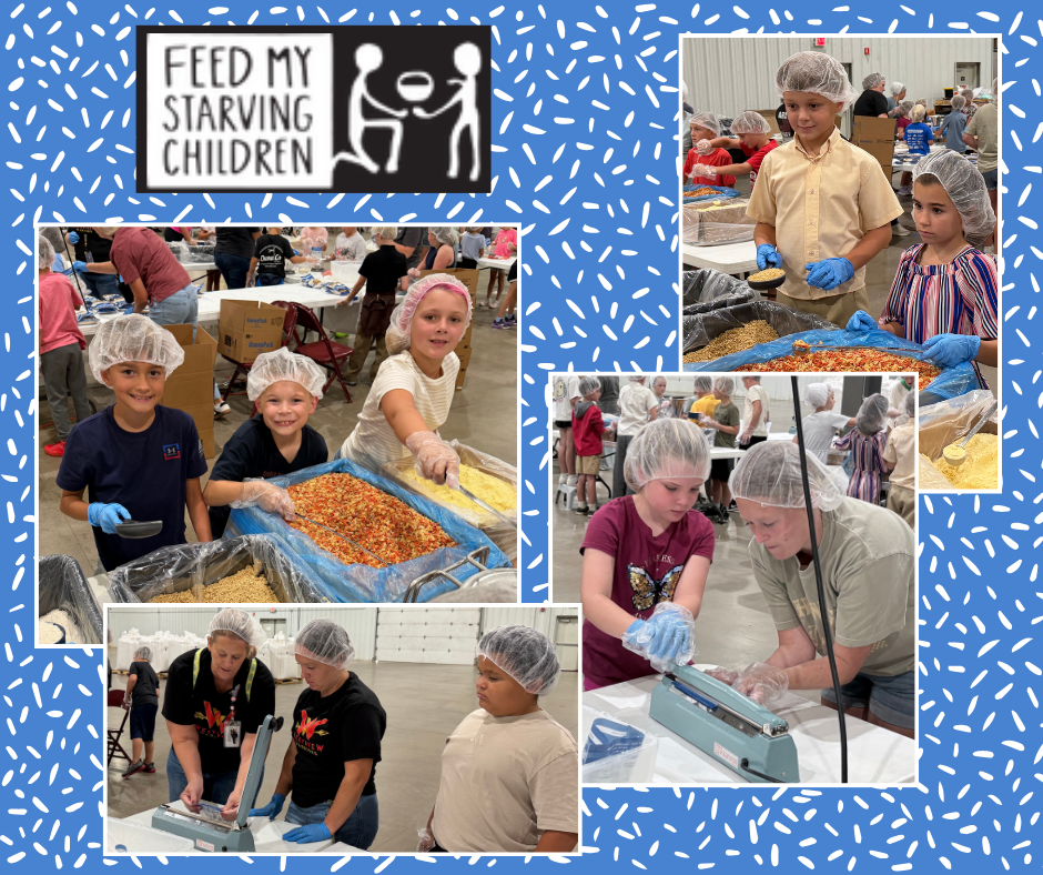 students packing for FMSC