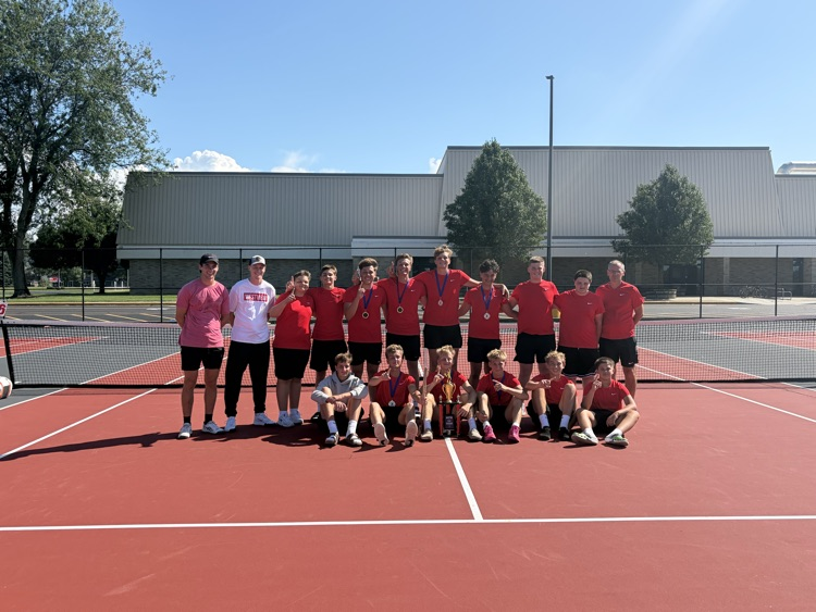 Bluffton invitational 2026 Boys Varsity and Junior Varsity tennis 1st place