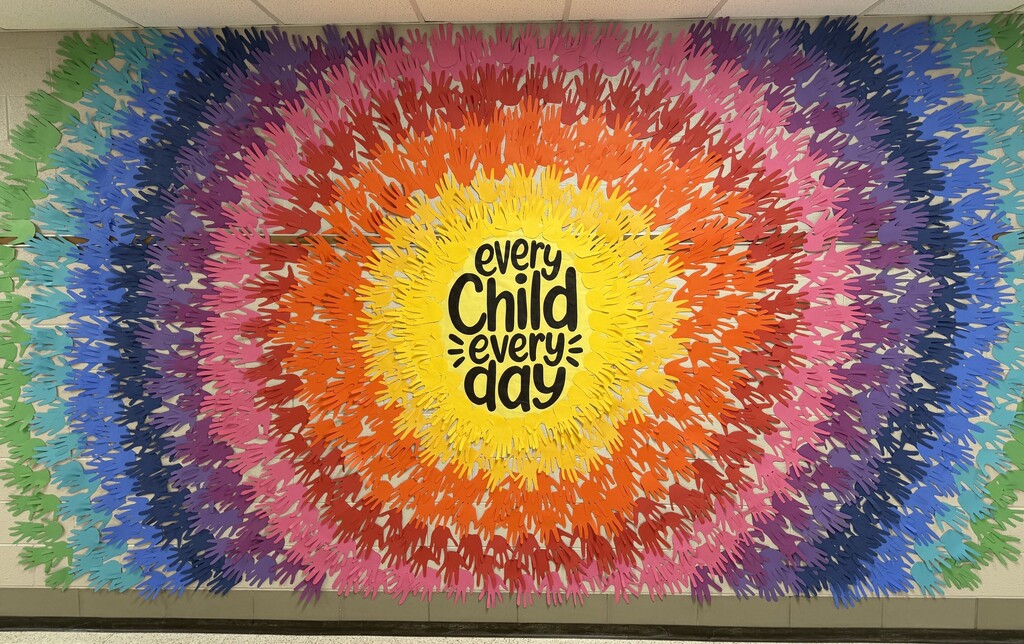 art room wall display
