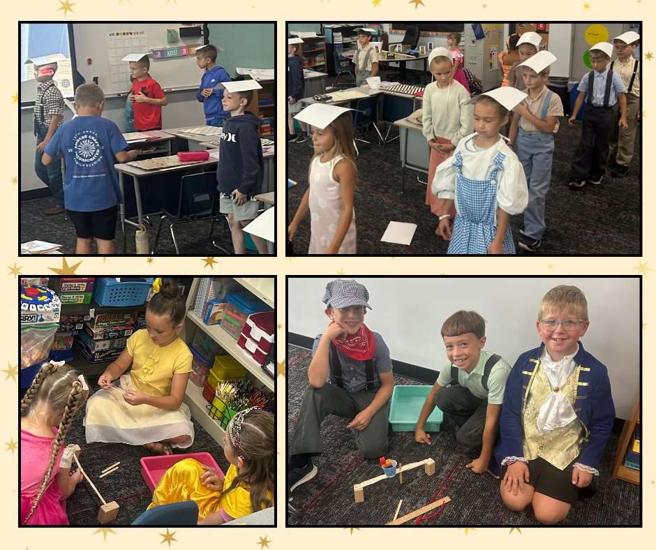 2nd grade dressed up like fairy tale characters
