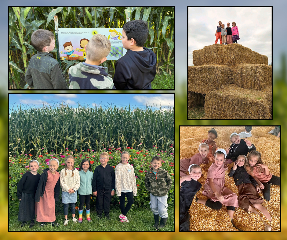 students at Roberts farm