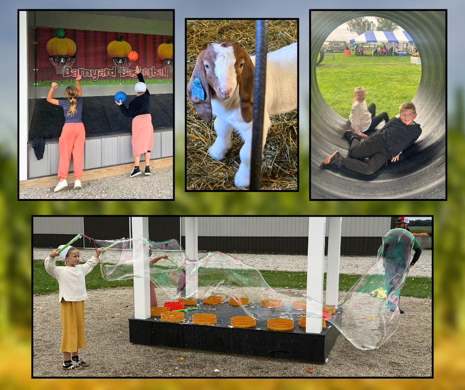 students at Roberts farm