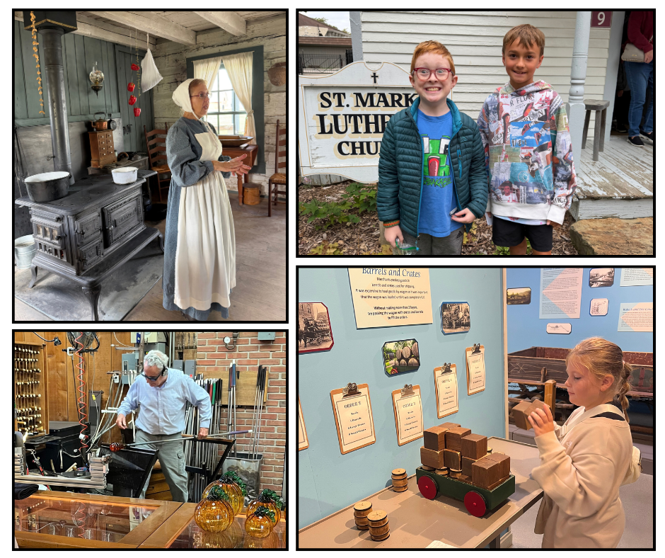4th graders at sauder village