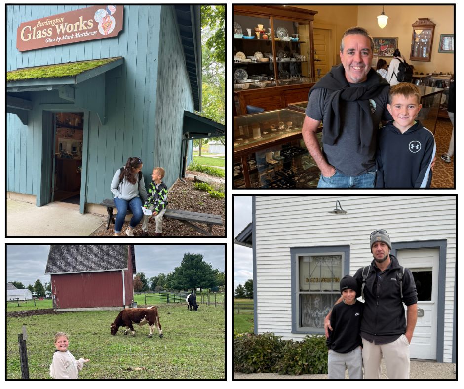 4th graders at sauder village
