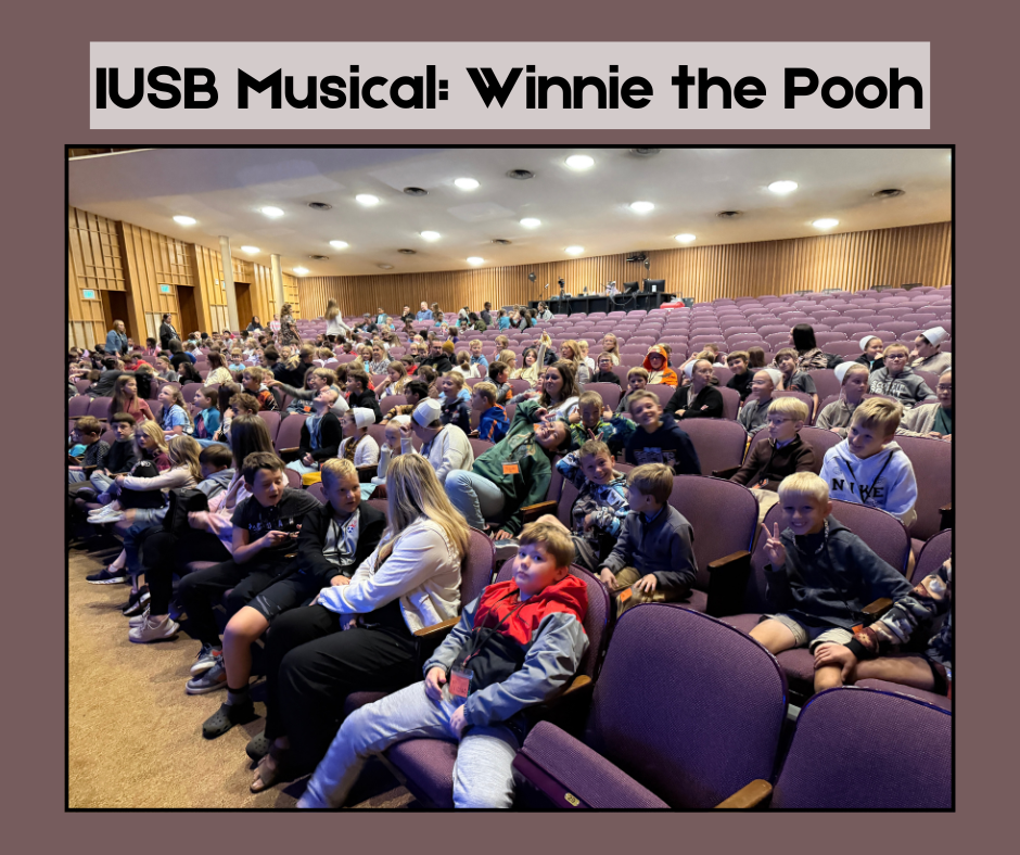 3rd grade at IUSB musical