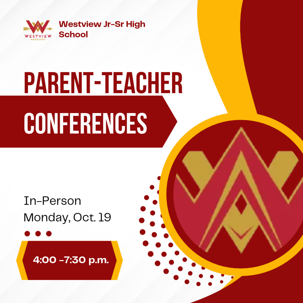 Parent-Teacher Conferences Monday October 19, 2026