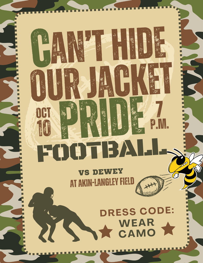 football cant hide our jacket pride