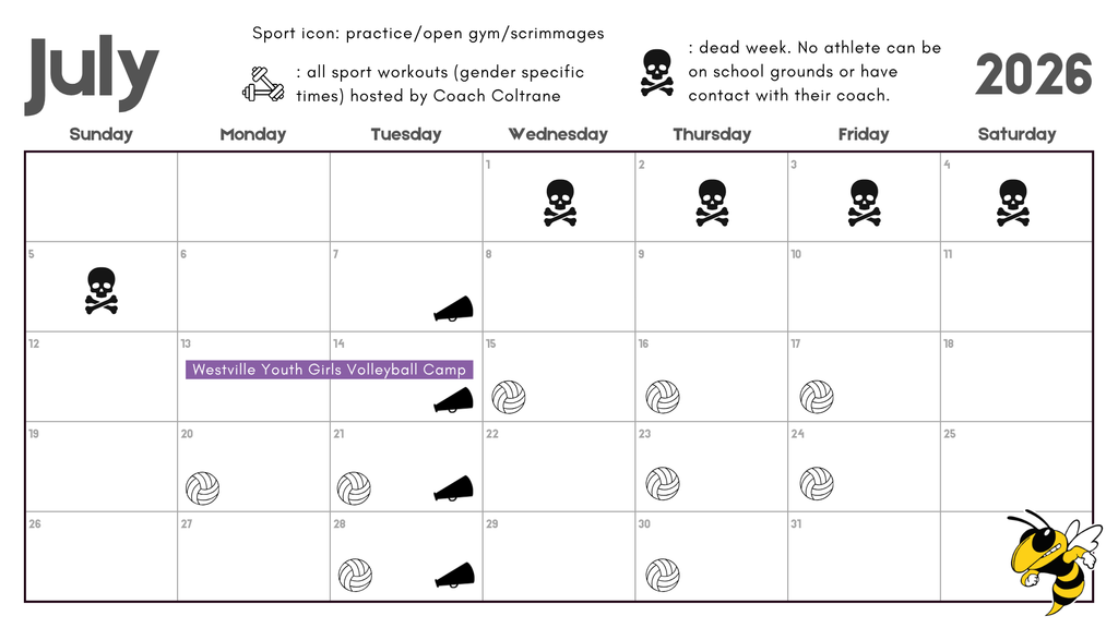 July Summer Sports