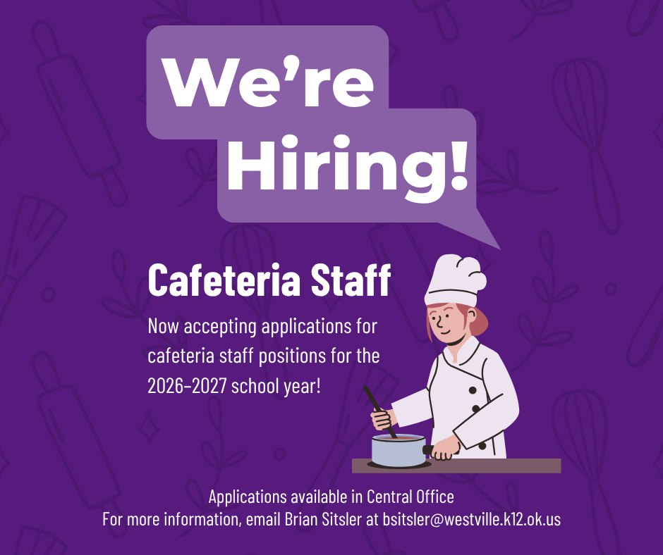 cafeteria staff needed