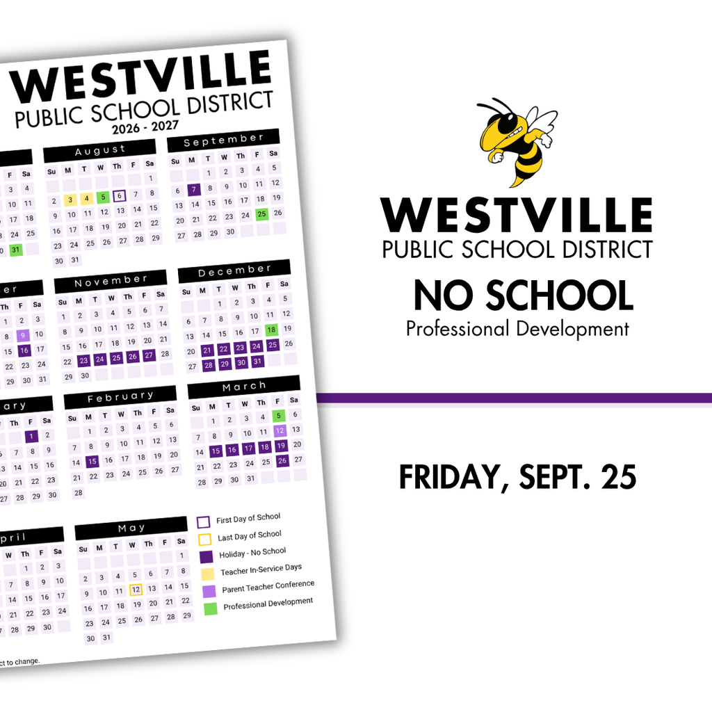 No School - Sept 25 PD Day