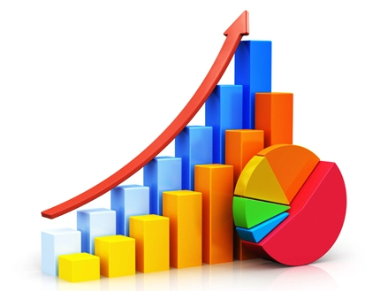 bar and circle graphs