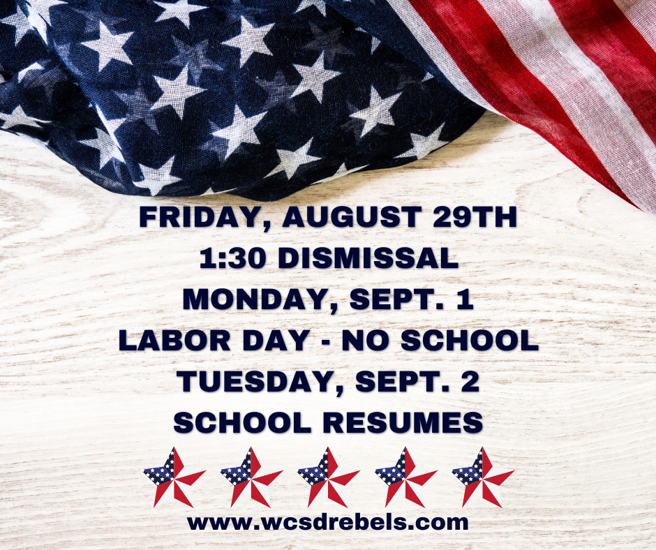 Labor Day Schedule