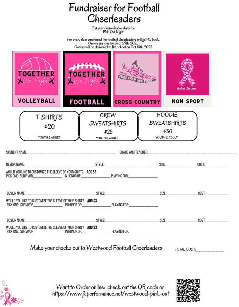 Football cheer fundraising
