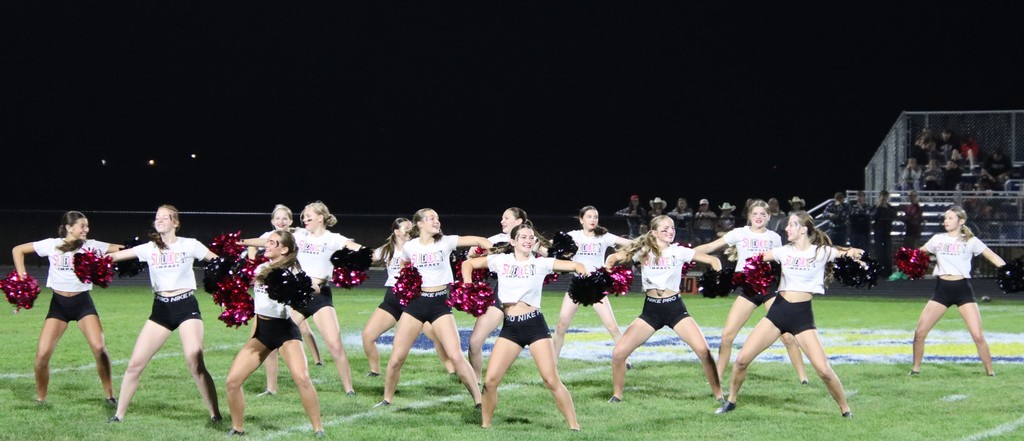 Drill Team at Football Halftime