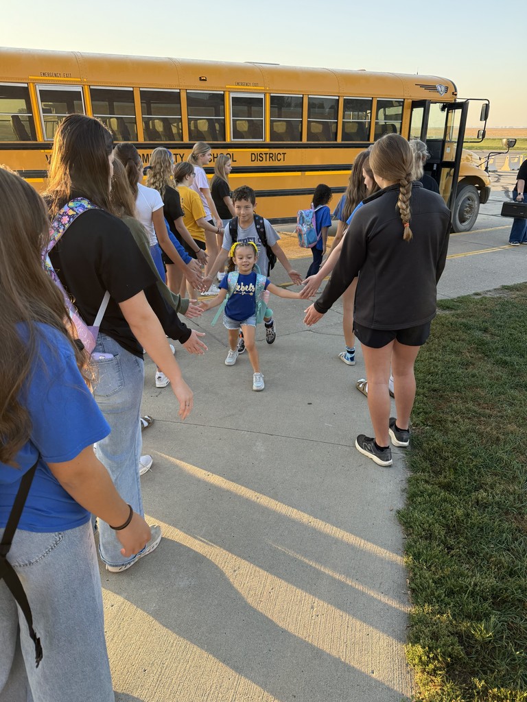 Westwood Bus and Students