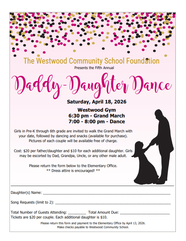 Daddy-Daughter Dance Flyer