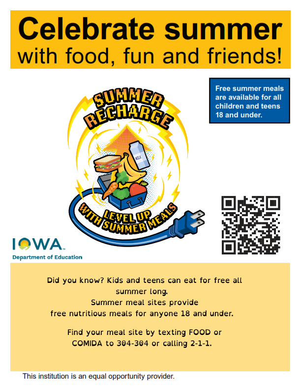 Summer - free meal locations