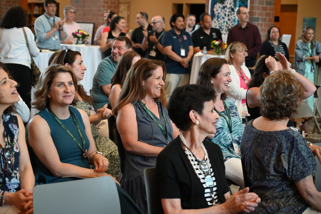 Staff at milestone event
