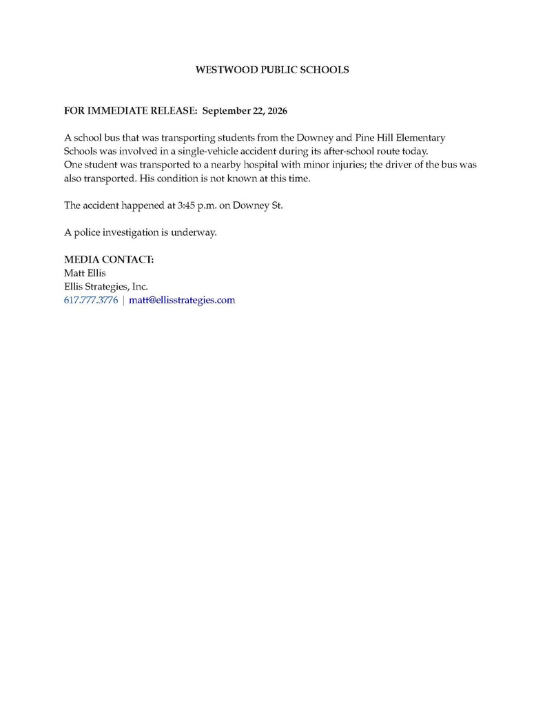 Press release 9/22/26