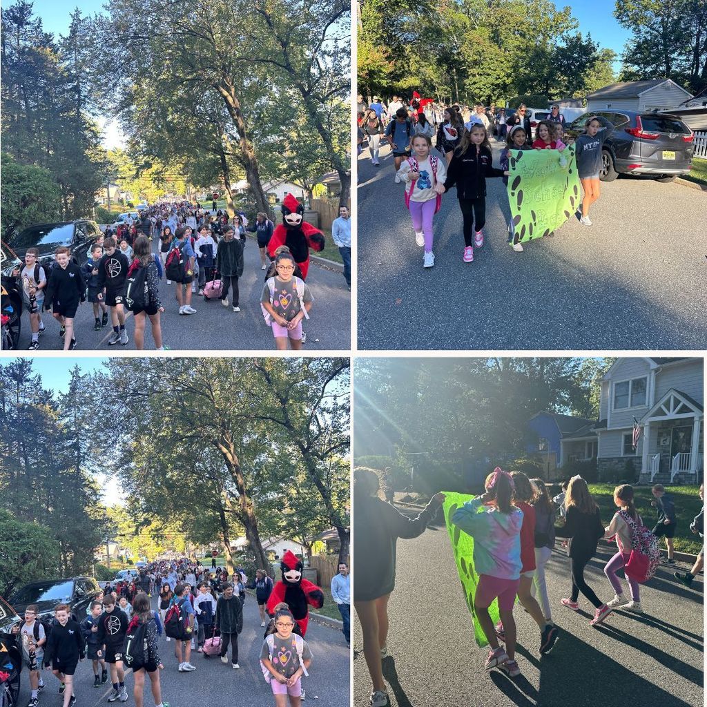 Today, our students, families, and staff celebrated healthy habits, community spirit, and a love for the environment by participating in our 4th annual Walk and Roll to School Day! Surrounded by sunshine and smiling faces, the energy and enthusiasm of our school community were absolutely unforgettable! A heartfelt shoutout to the Township of Washington Police Department for their participation and unwavering commitment to ensuring our safety! #JustFocusonGrowing